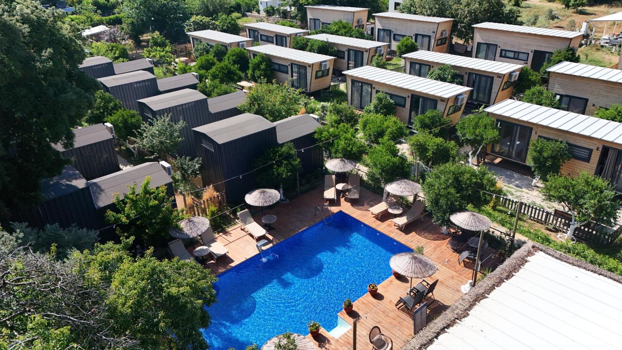 Gaia Tiny Houses Butik Hotel Bodrum Exteriör bild